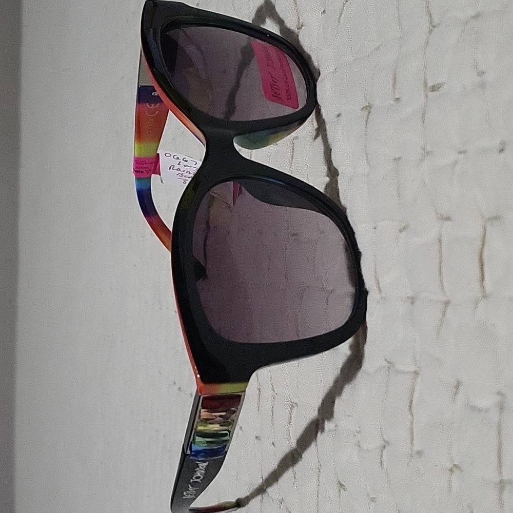 NWT‎ Betsey Johnson Rainbow Jeweled Sunglasses